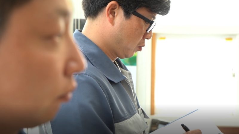 작업진행 검토사진